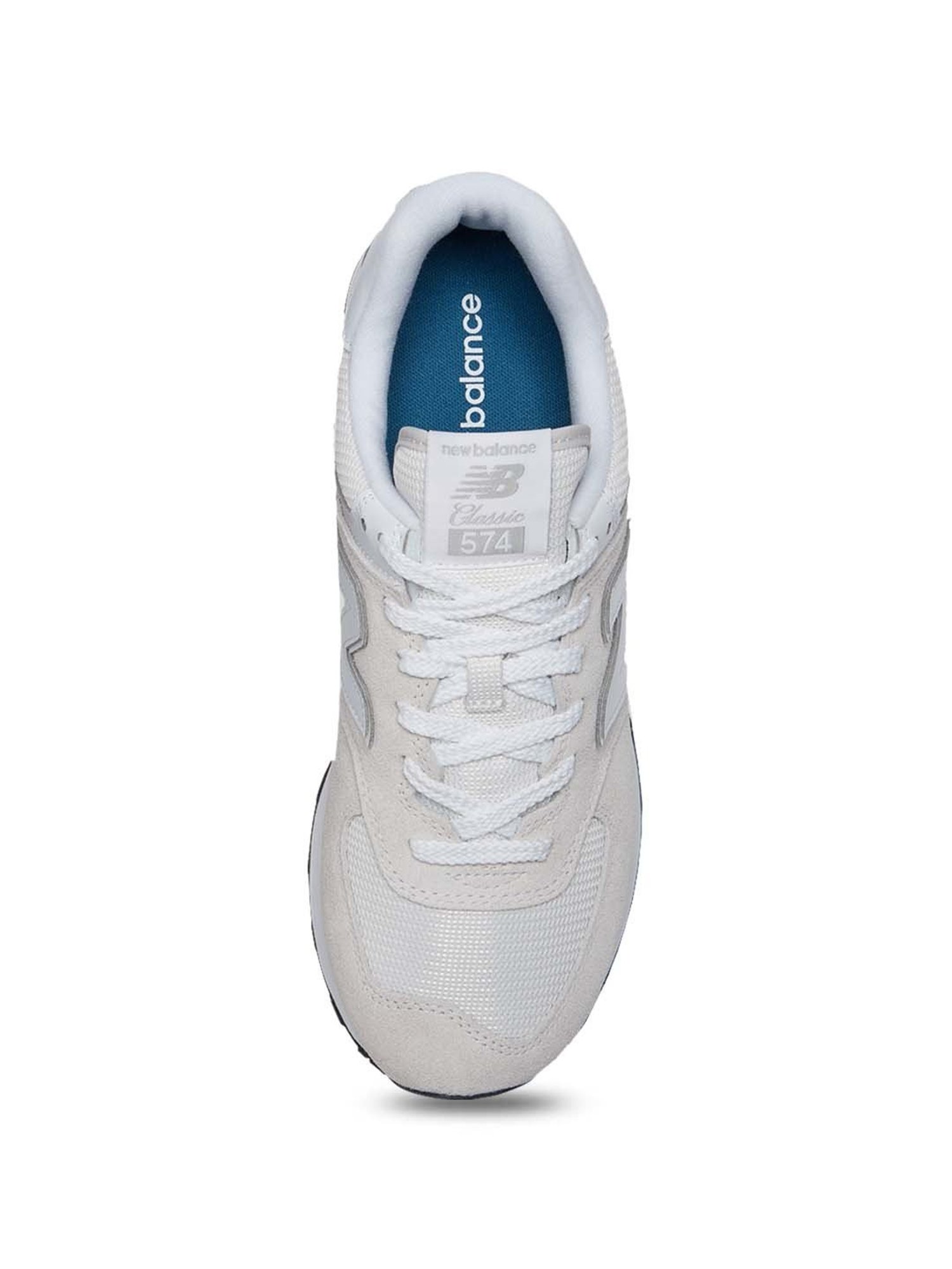 New Balance Men's 574 Cloud White Casual Sneakers