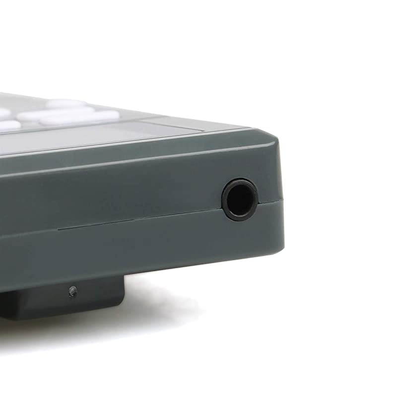 PR13 Portable FM Radio Receiver, Mini Stereo Radio, AAA Battery Powered with Earphone and Lock Key for Walking, Jogging, Mowing, Assisted Listening, Church, Tour Guide (Gray)