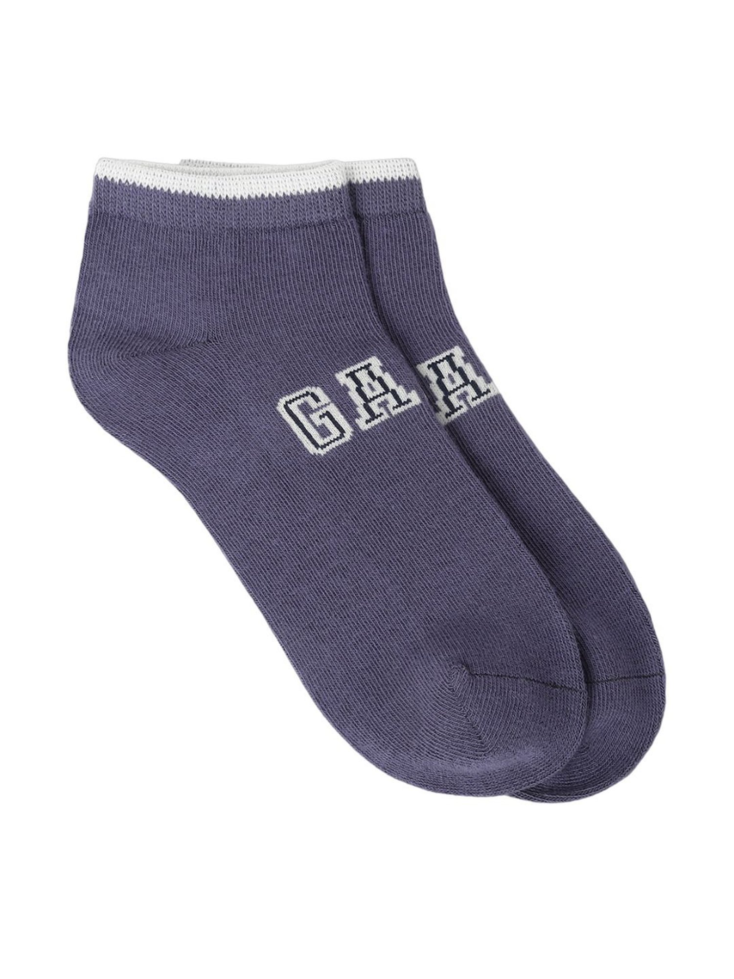 Gant Ankle Length Multicolor Cotton Solid Large Socks - Pack of 5