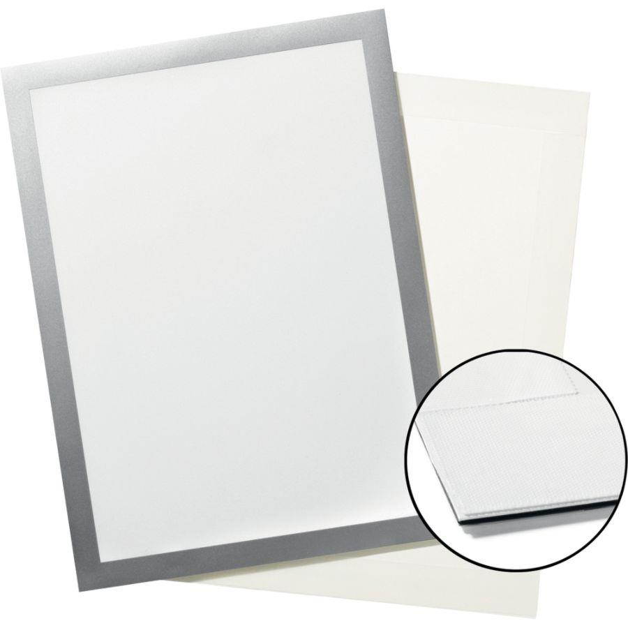 Durable DURAFRAME Grip - 8.50" x 11" Frame Size - Rectangle - Horizontal, Vertical - Magnetic, Hook & Loop Fastener, Stu