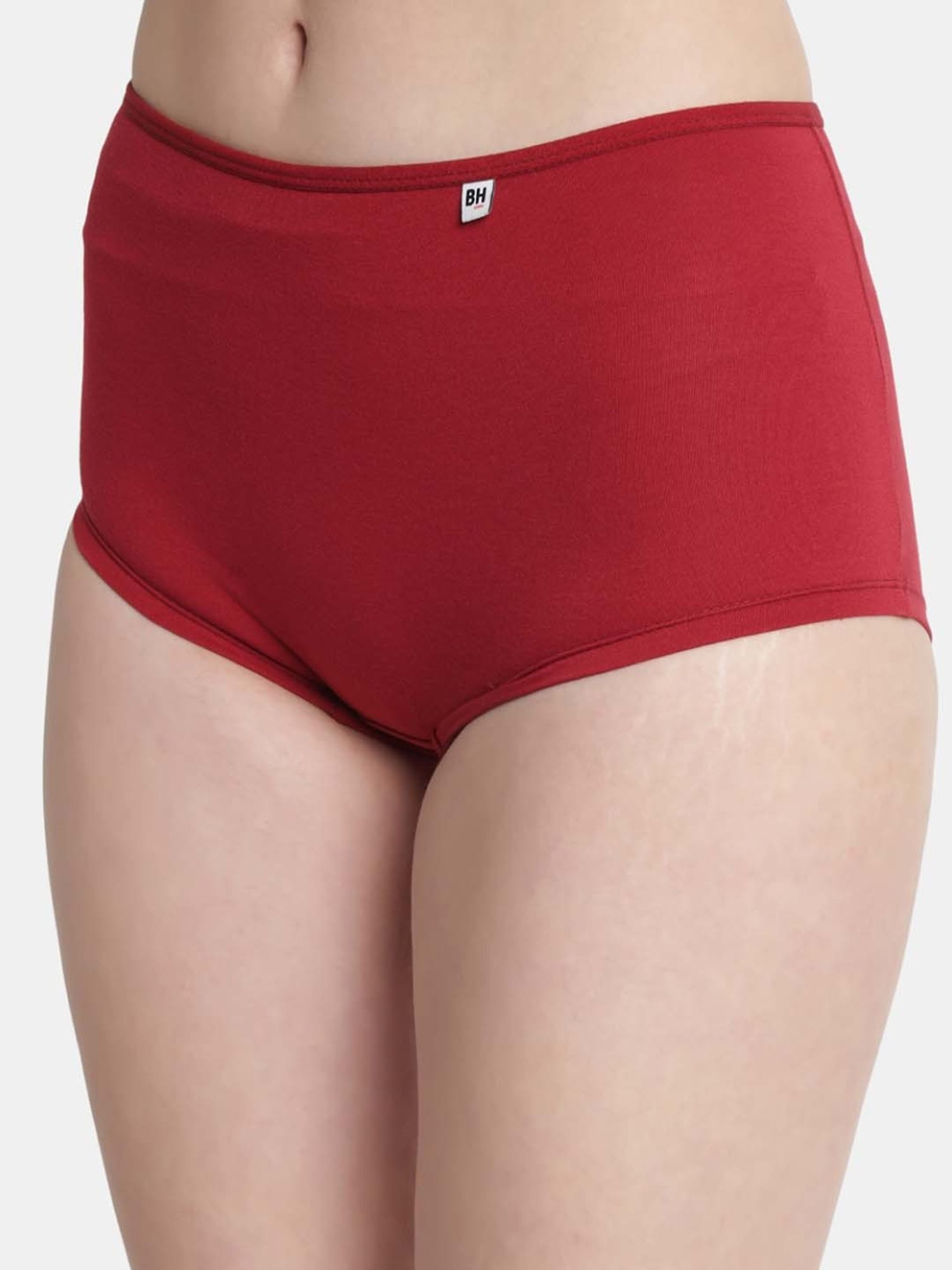 Bleeding Heart Maroon Plain Panty