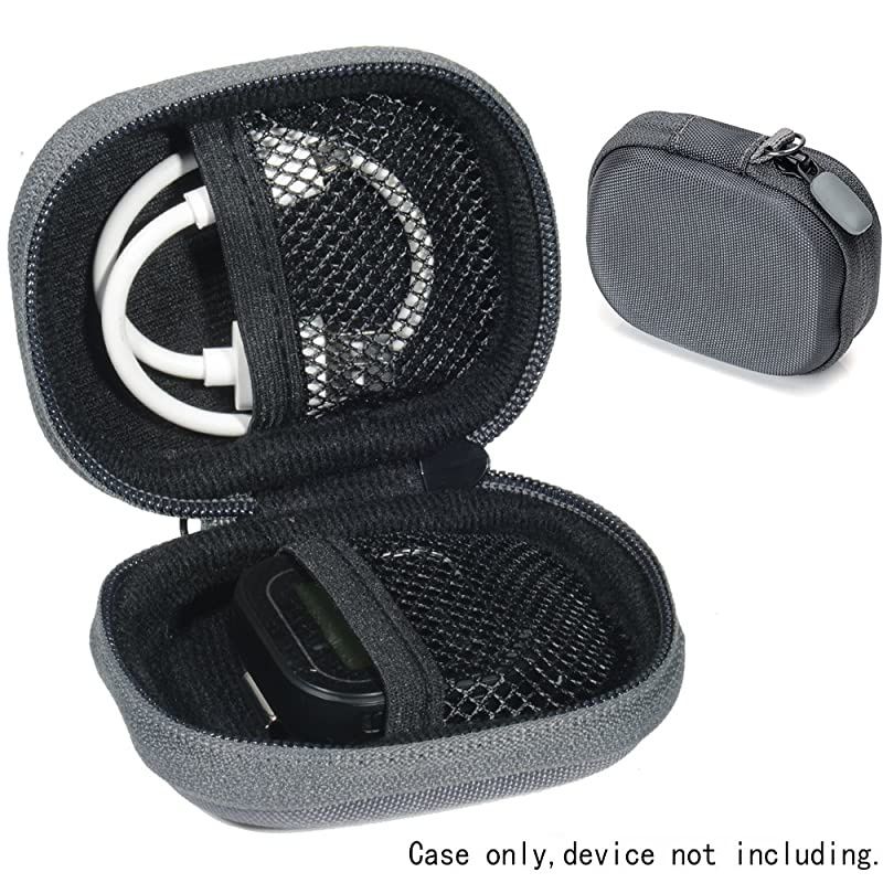case for Golf GPS Like GolfBuddy Voice Voice 2 Bushnell NeoGhost Garmin 0100195900 Approach G10Mesh Pouches on Both lid and Base for GPS and Cable separatedly Polyester Gray