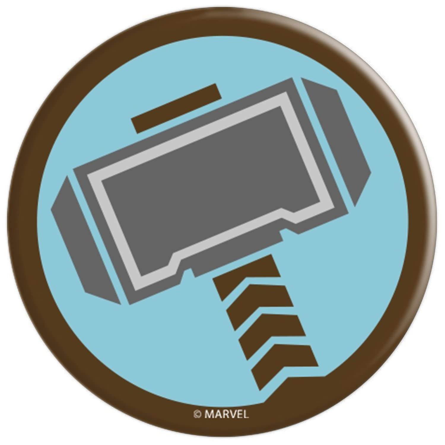 Marvel Thor Hammer Mjolnir Simple Icon PopSockets Grip and Stand for Phones and Tablets