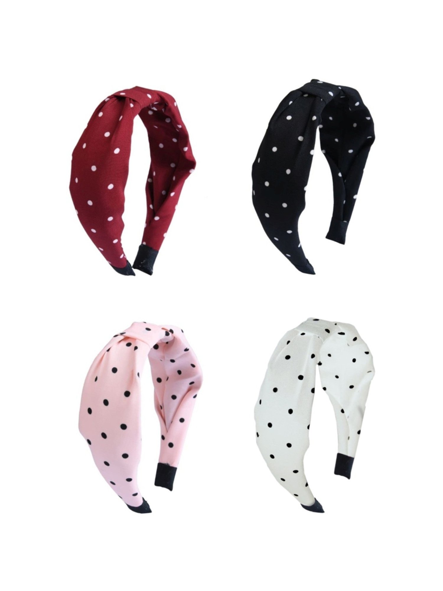 OOMPH White Pearls Wedding Hair Band