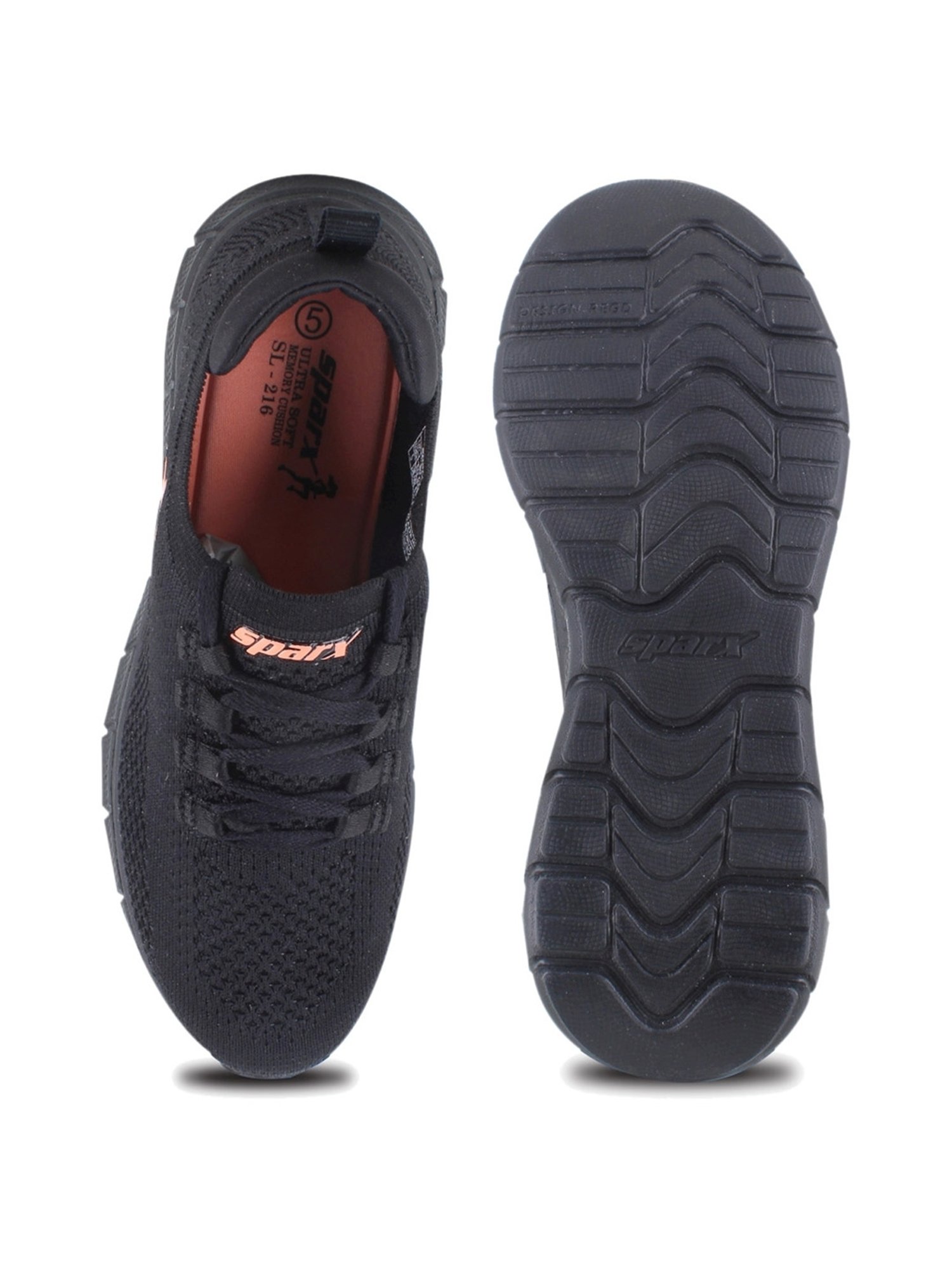 Sparx Women's Black Running Shoes