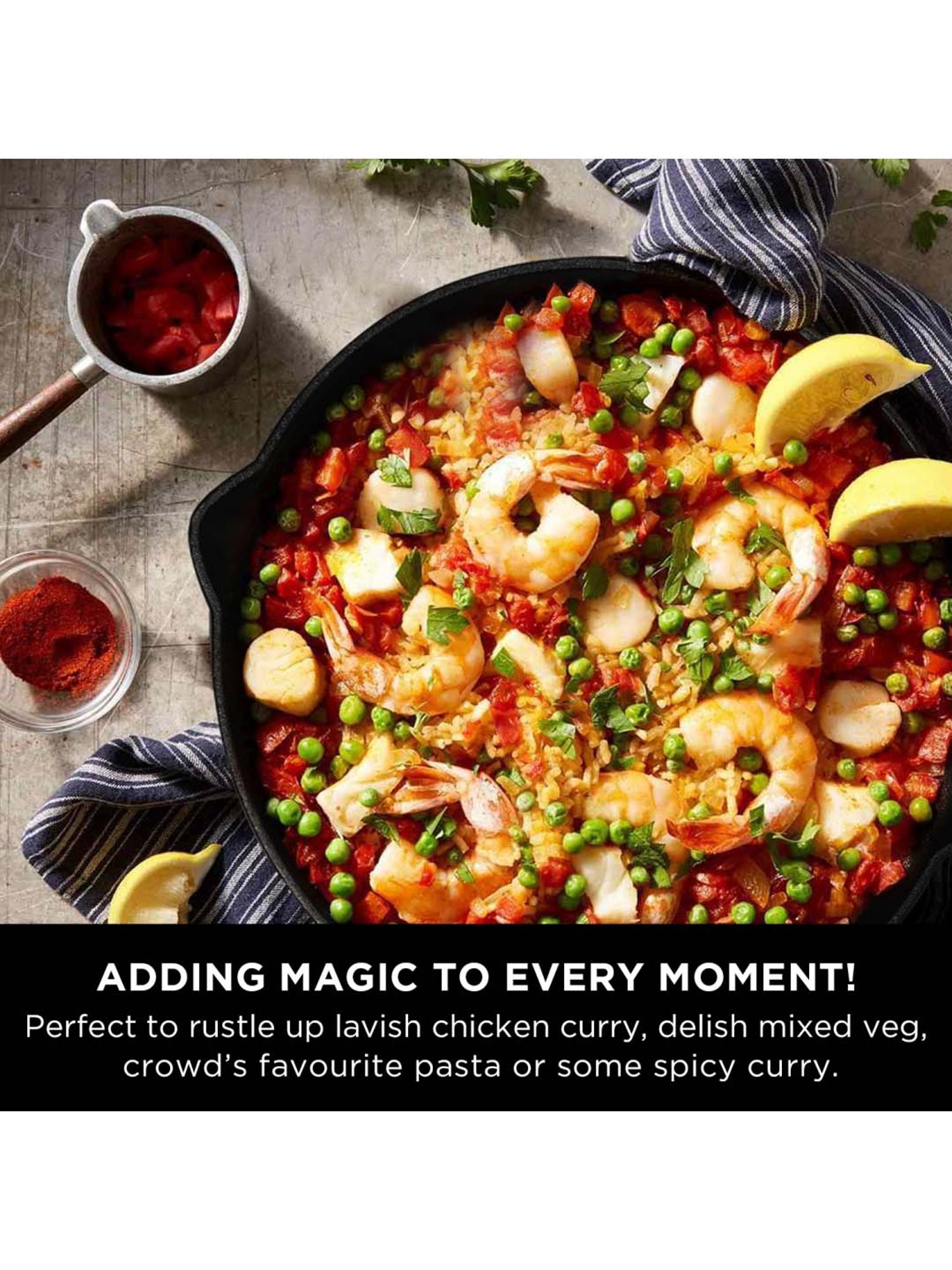 Meyer Pre-Seasoned Cast Iron Frypan/Skillet, 24cm