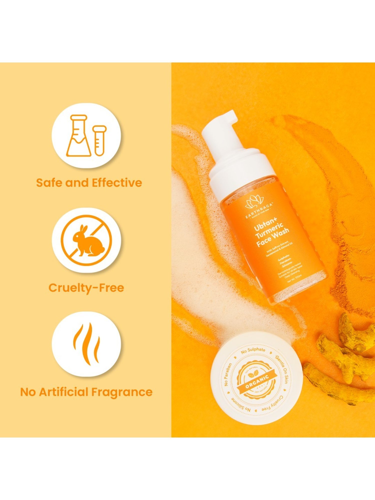 Globus Naturals Rice Ceramide Radiance Face Wash - Pack of 3