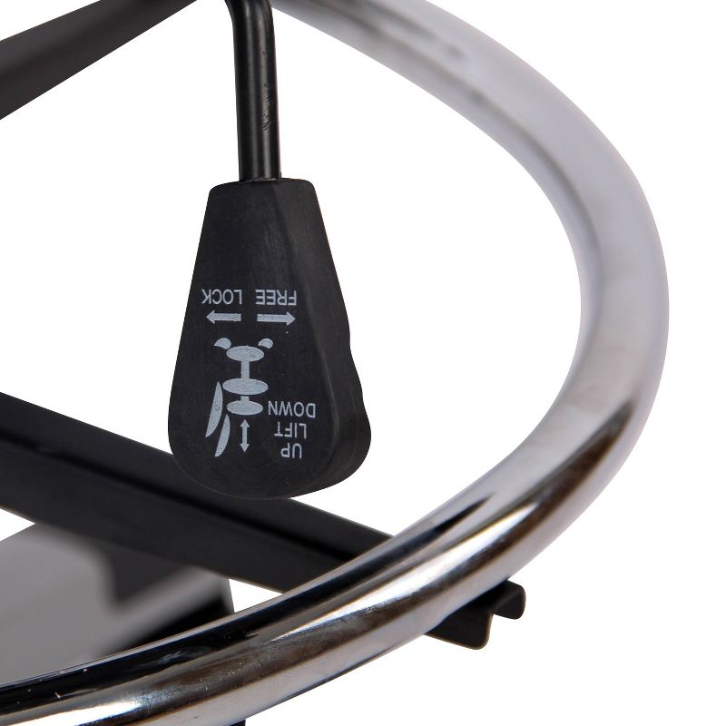 Mission Drafting Chair Black - Poly & Bark