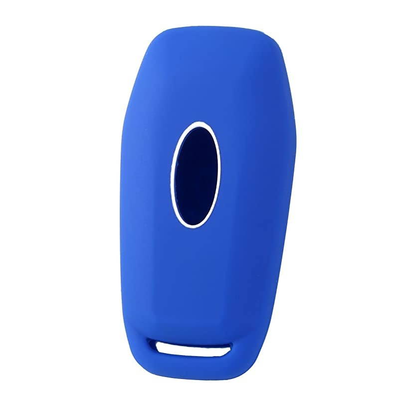 Sillicone key Skin Cover for Ford FUSION MUSTANG F150 LINCOLN MKZ MKC MKX Keyless Entry Smart Remote blue