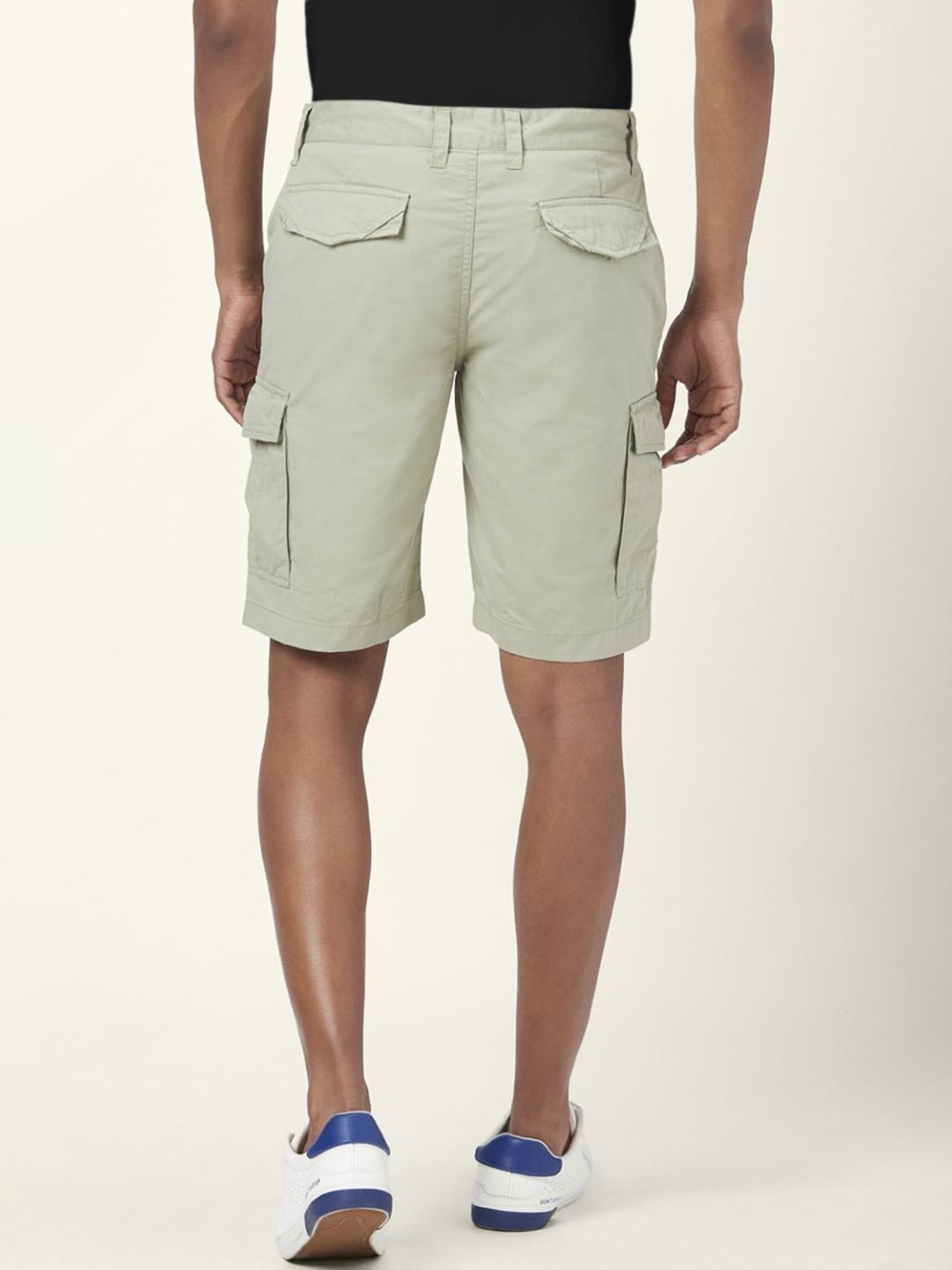 Urban Ranger By Pantaloons Pine Cotton Slim Fit Cargo Shorts