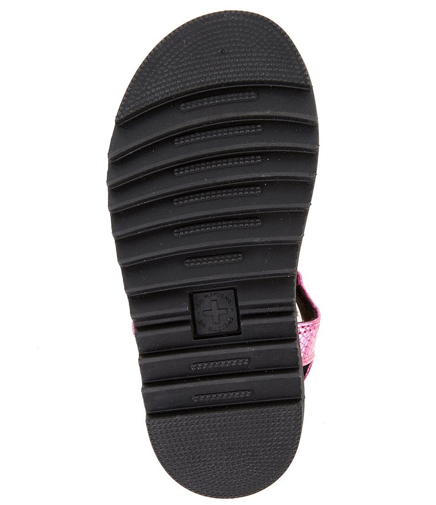 Dr. Martens Girls' Klaire Snake Print Sandals (Toddler)