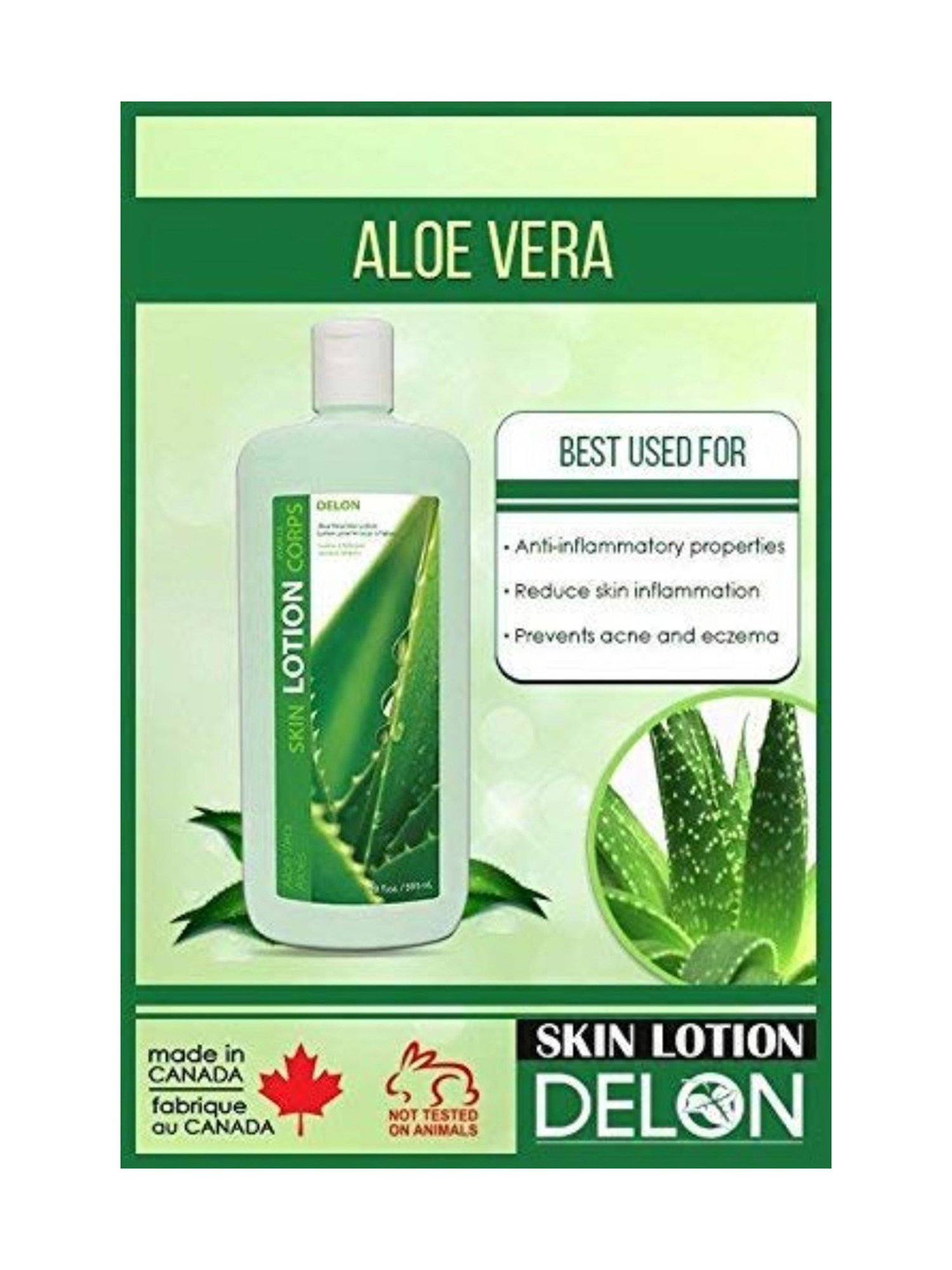 Delon Aloe Vera Skin Lotion - 591 ml