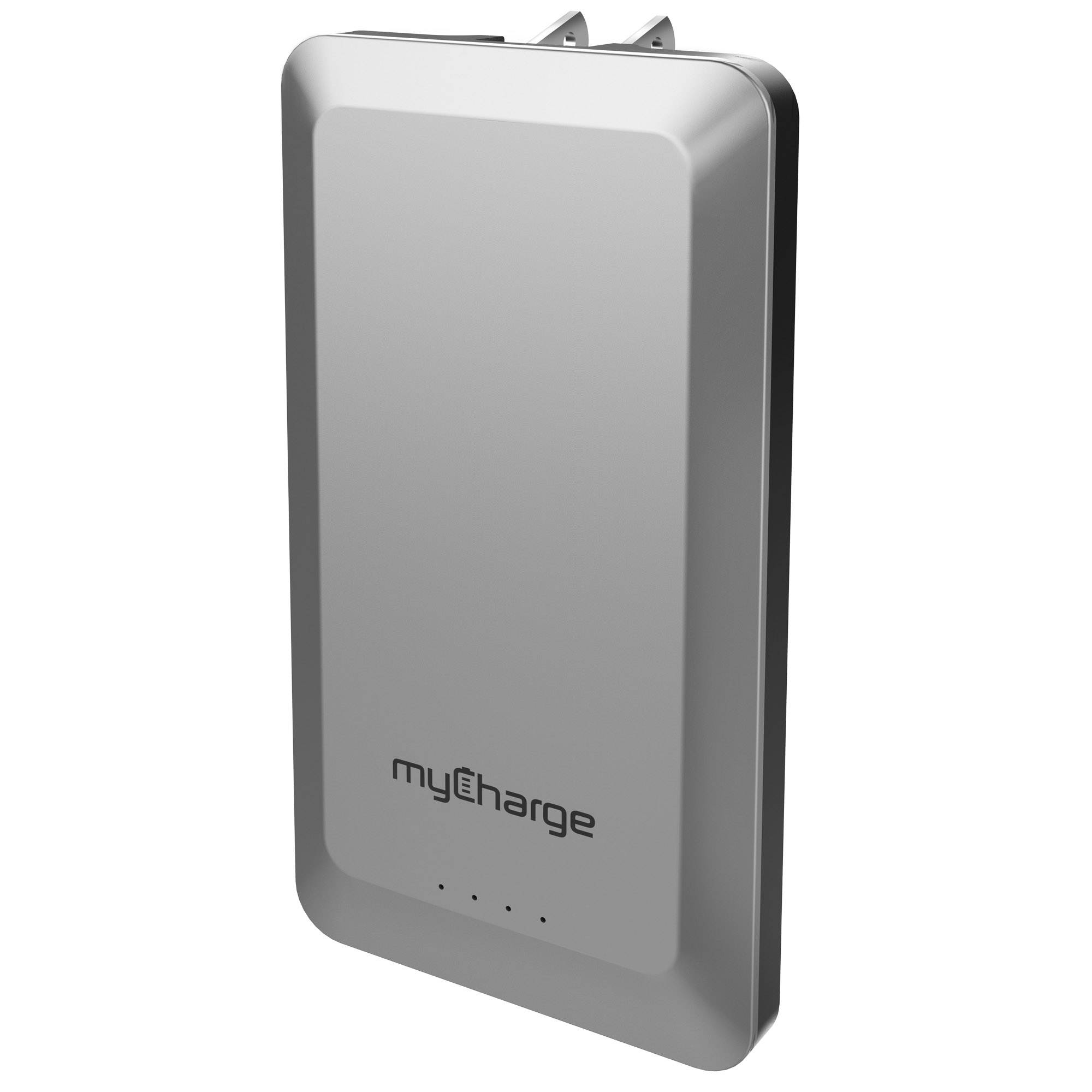 myCharge HG80VK Home & Go Portable Charger 8000 mAh & 2.4 Dual USB Port External Battery Pack Power Bank with Foldable Wall Plug