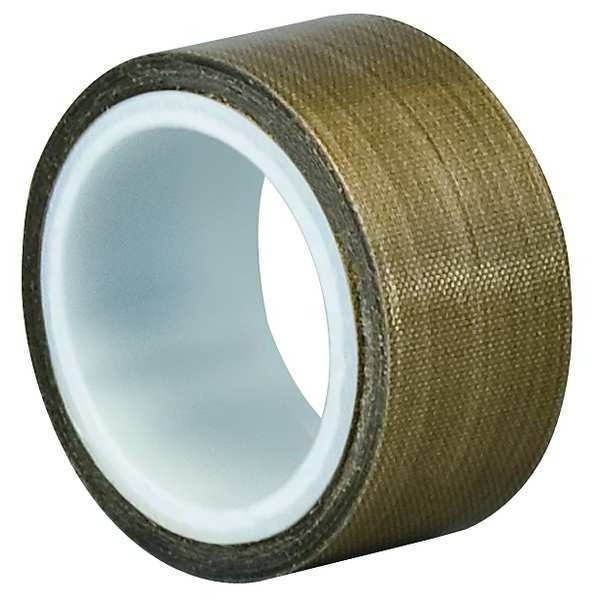 TAPECASE 15C725 Cloth Tape,4 In x 5 yd,7 mil,Tan