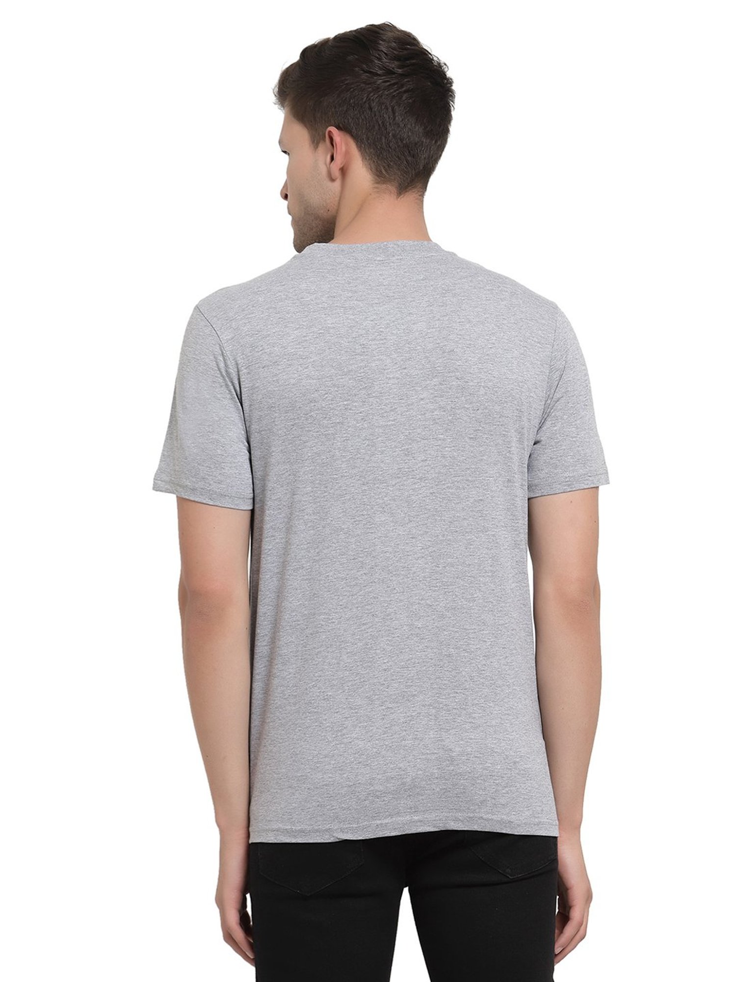 Proteens Grey Printed T-Shirt