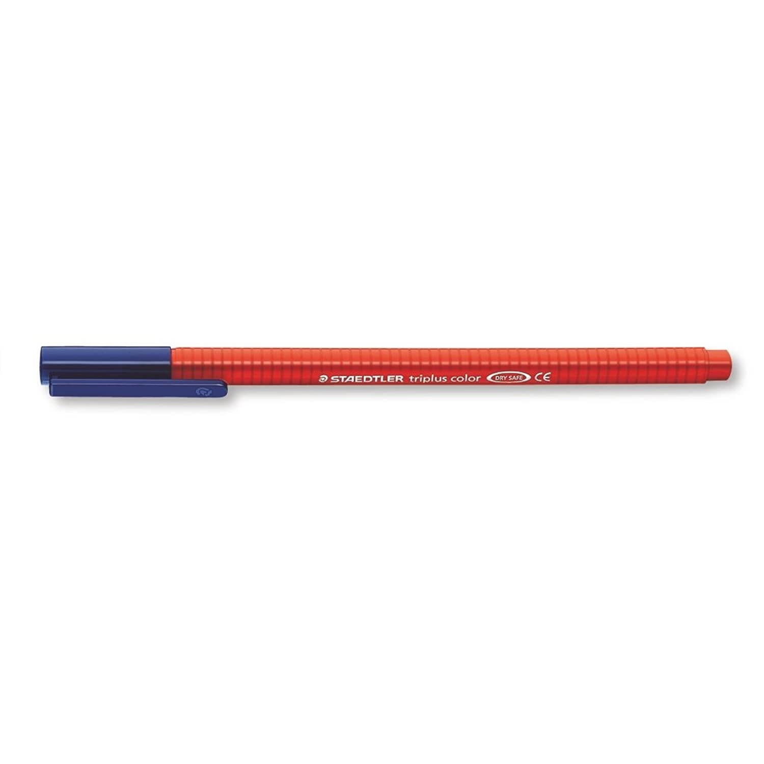 Staedtler 323 Triplus Colour Fibre-Tip Pens, 1.0 mm, Red, Pack of 10
