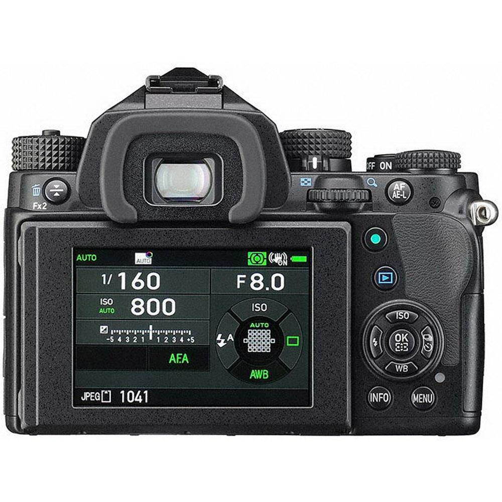 Pentax KP 24.3MP CMOS Ultra Compact Full HD Digital SLR Camera - Black (Body Only)