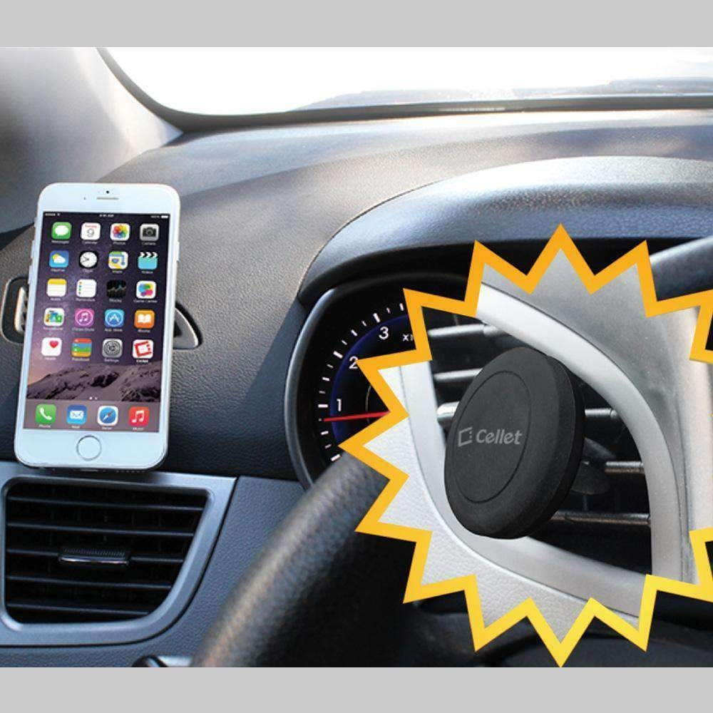 Extra Strength Magnetic Car Air Vent Phone Holder for iPhone 7, 6S, Galaxy S8,