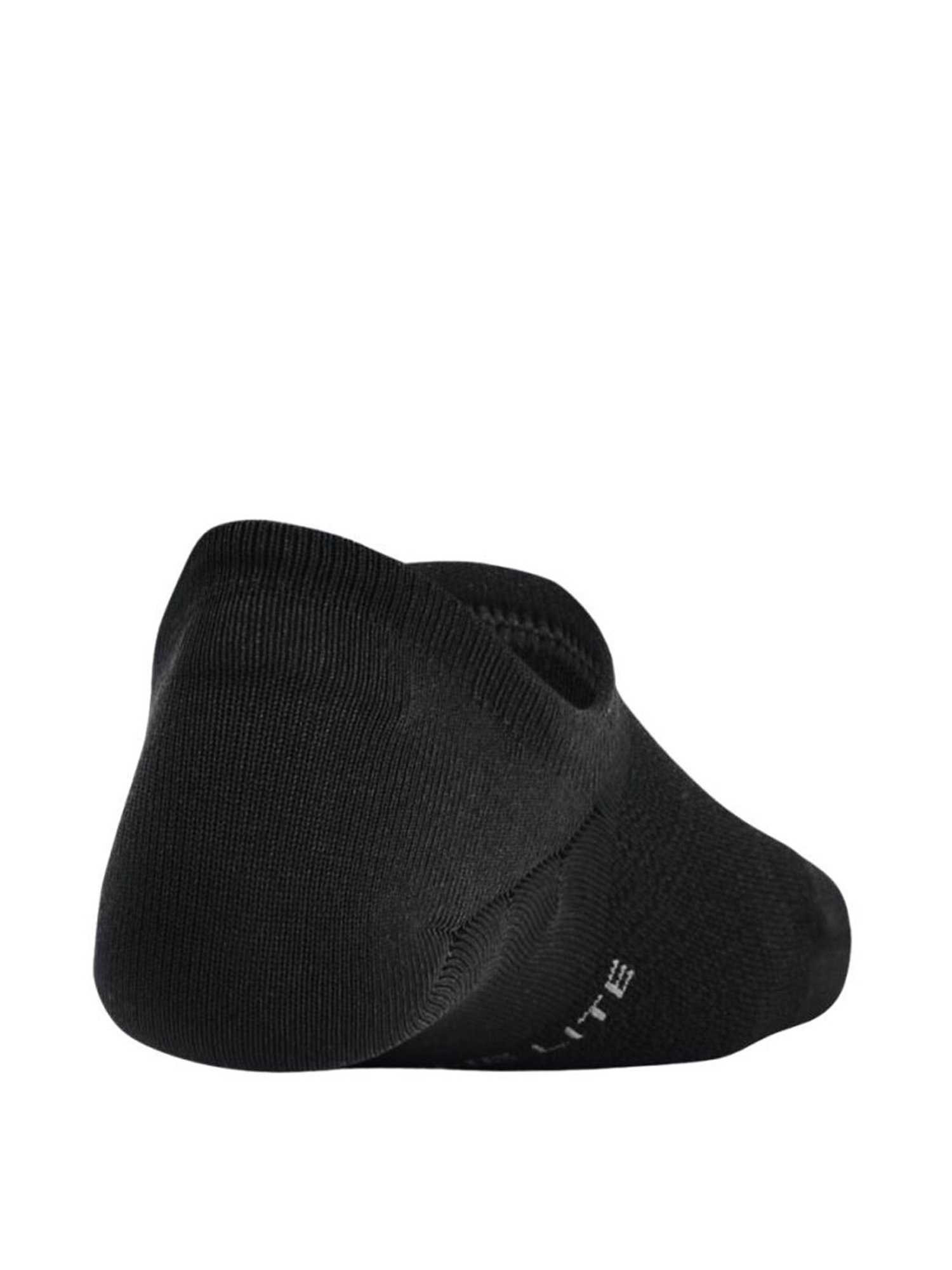 Under Armour Breathe Lite Ultra Low Black Polyester Small Socks
