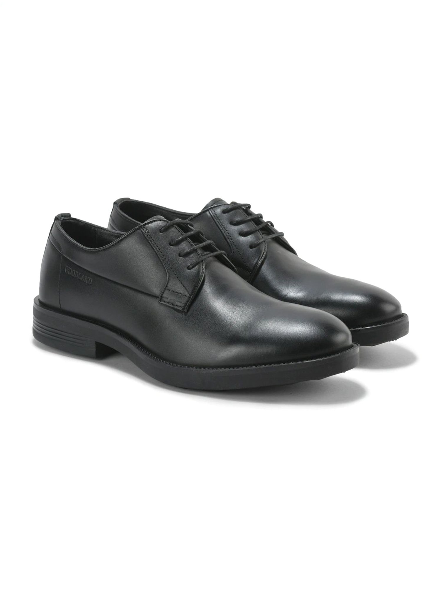 Woodland Men's Black Derby Shoes