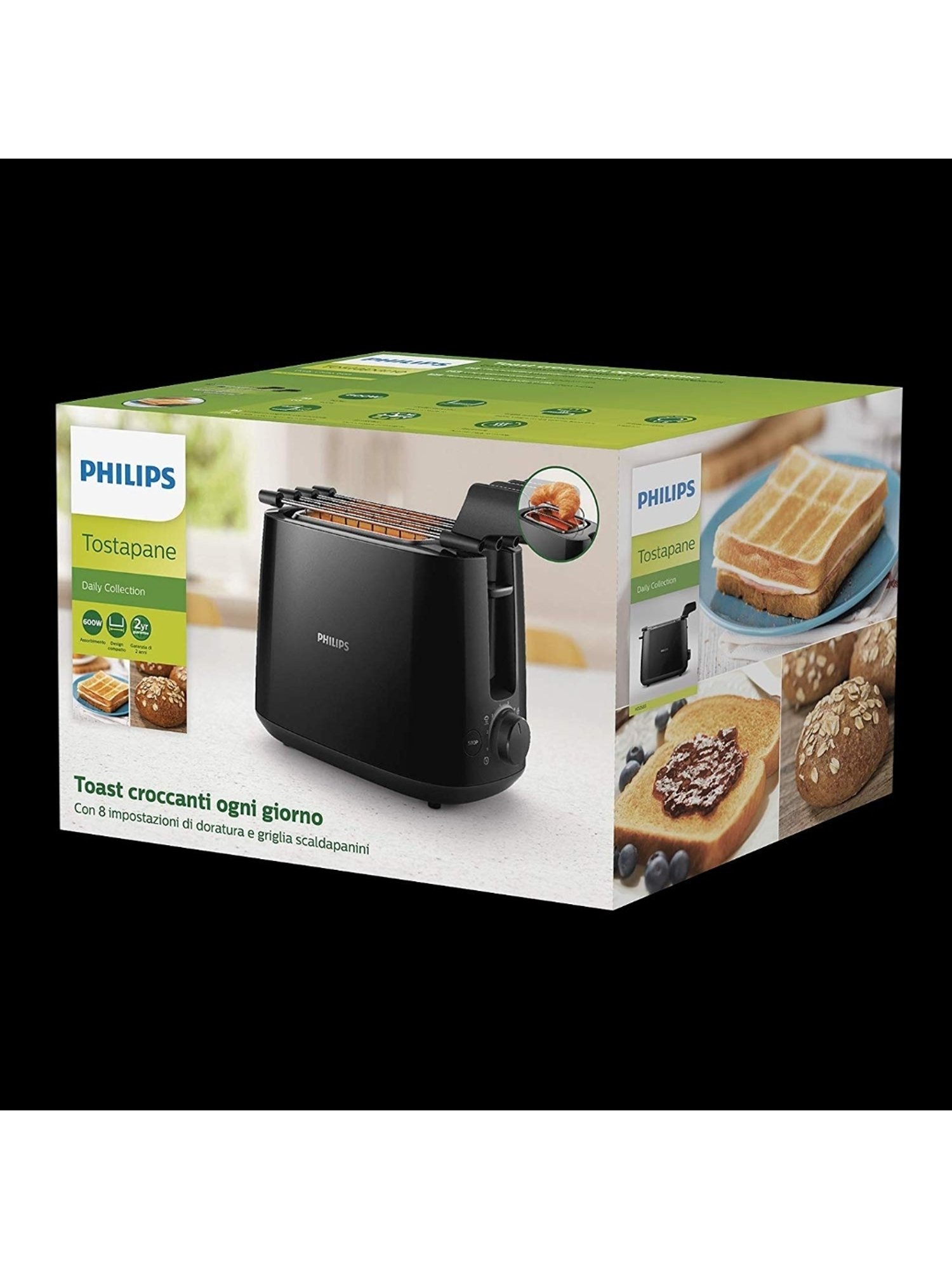 Proctor Silex 2-Slice Toaster - Black