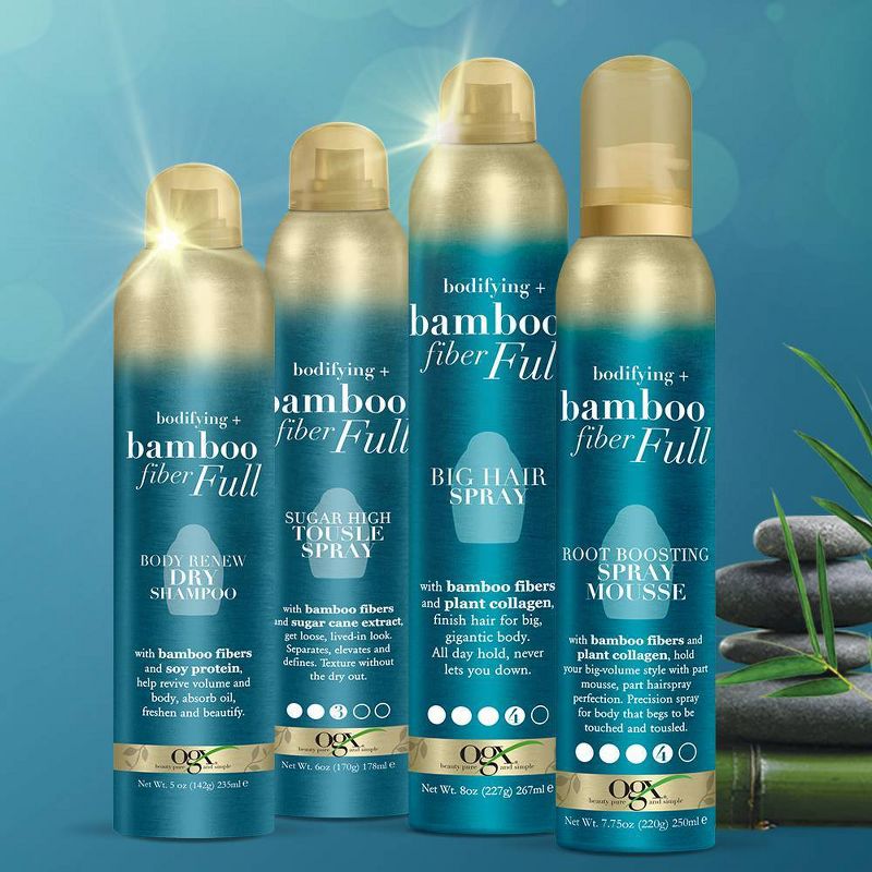 OGX Bodifying + Fiber Full Big Hair Spray - 8oz