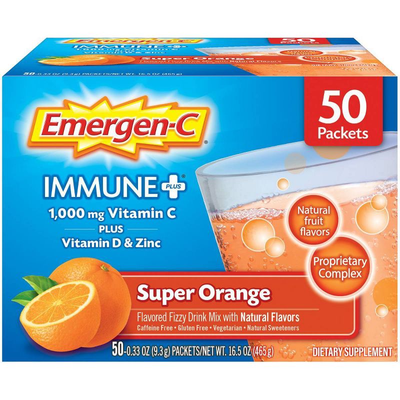 Emergen-C Immune+ - Orange - 50ct