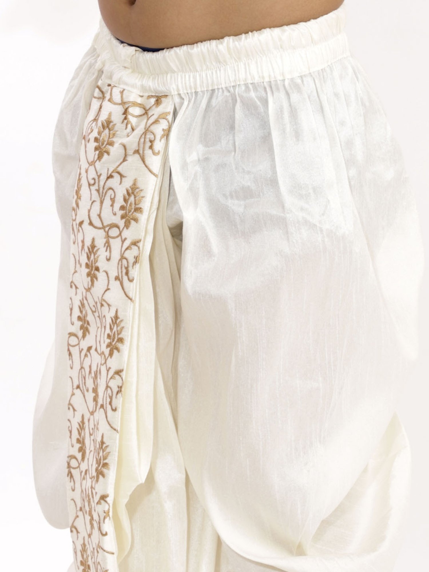 VASTRAMAY Kids Maroon Regular Fit Dhoti