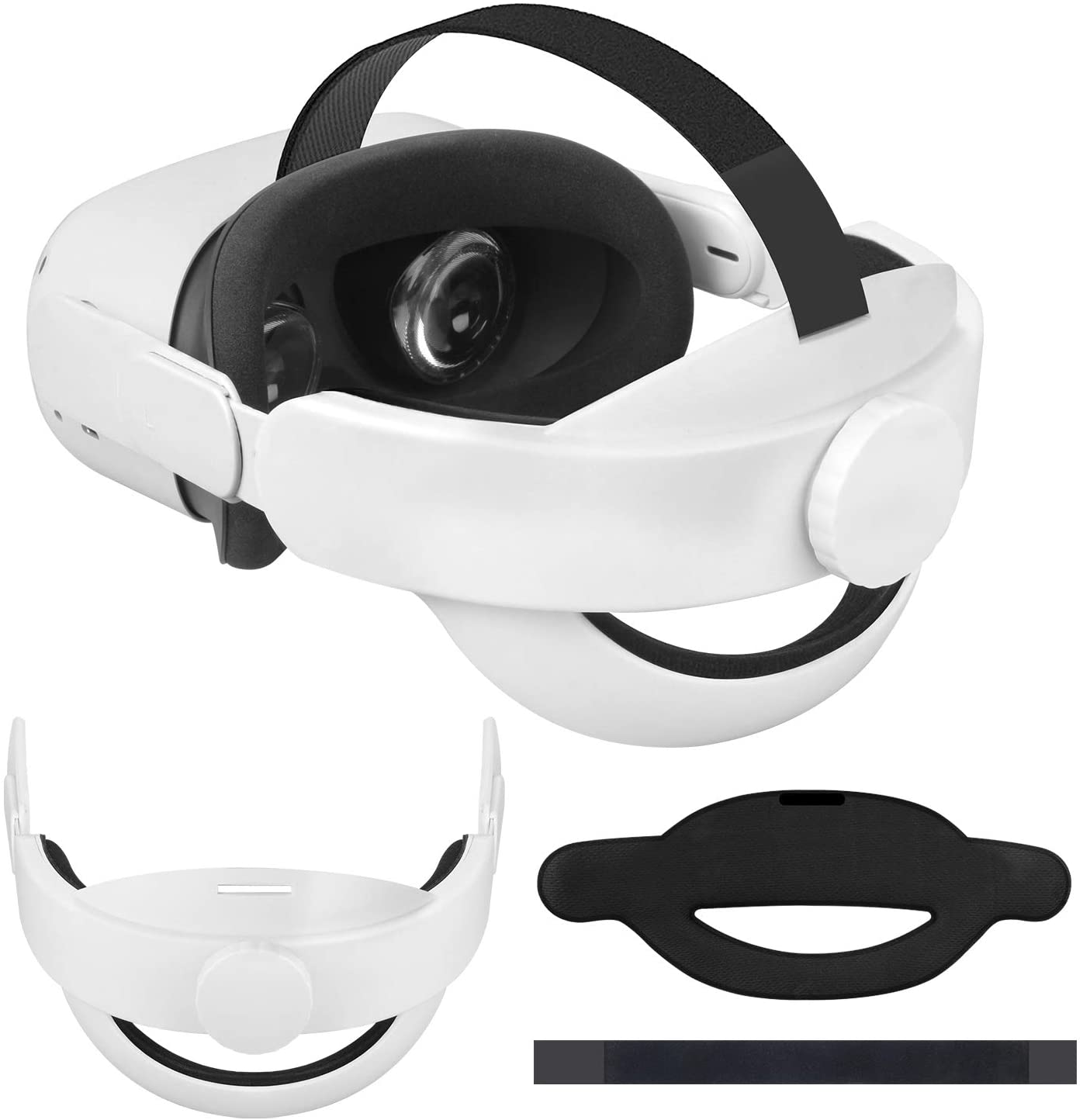 2 Pairs Oculus Quest 2 Elite Washable Silicone Handle Protective Cover