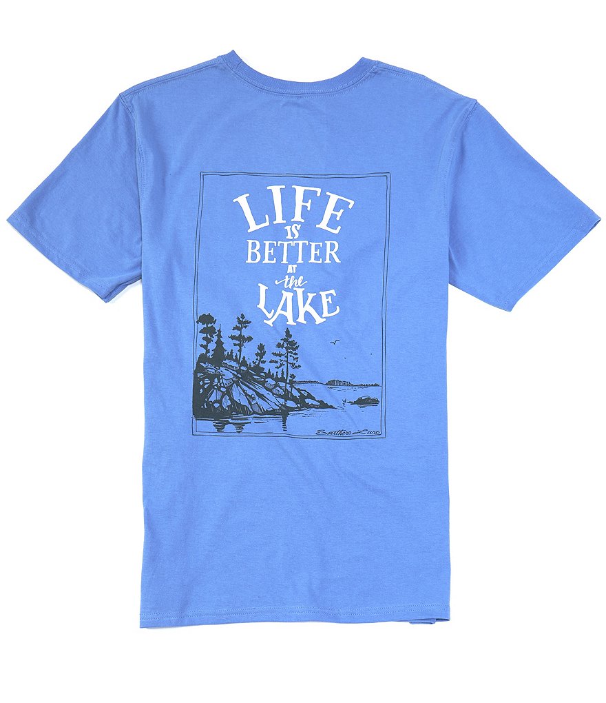 Southern Lure Short-Sleeve Lake Life Graphic Pocket Tee