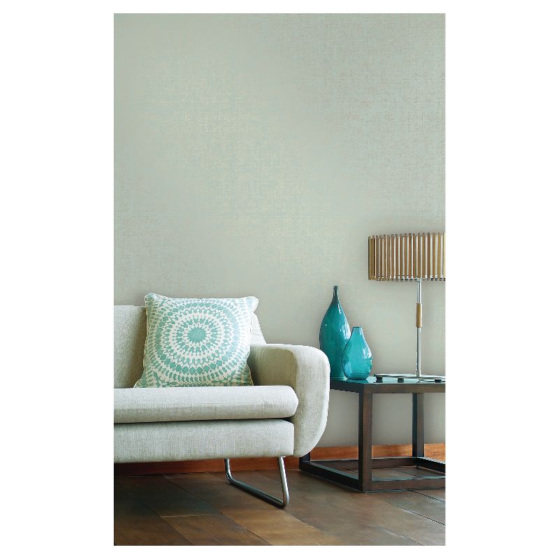 Devine Color Weave Peel & Stick Wallpaper Light Green