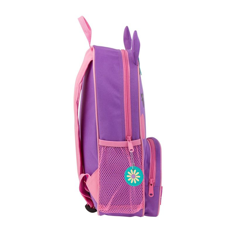 Stephen Joseph Sidekick Kids Toddler Backpack School Bag with Adjustable Straps and Mesh Side Pocket for Boys and Girls, Llama