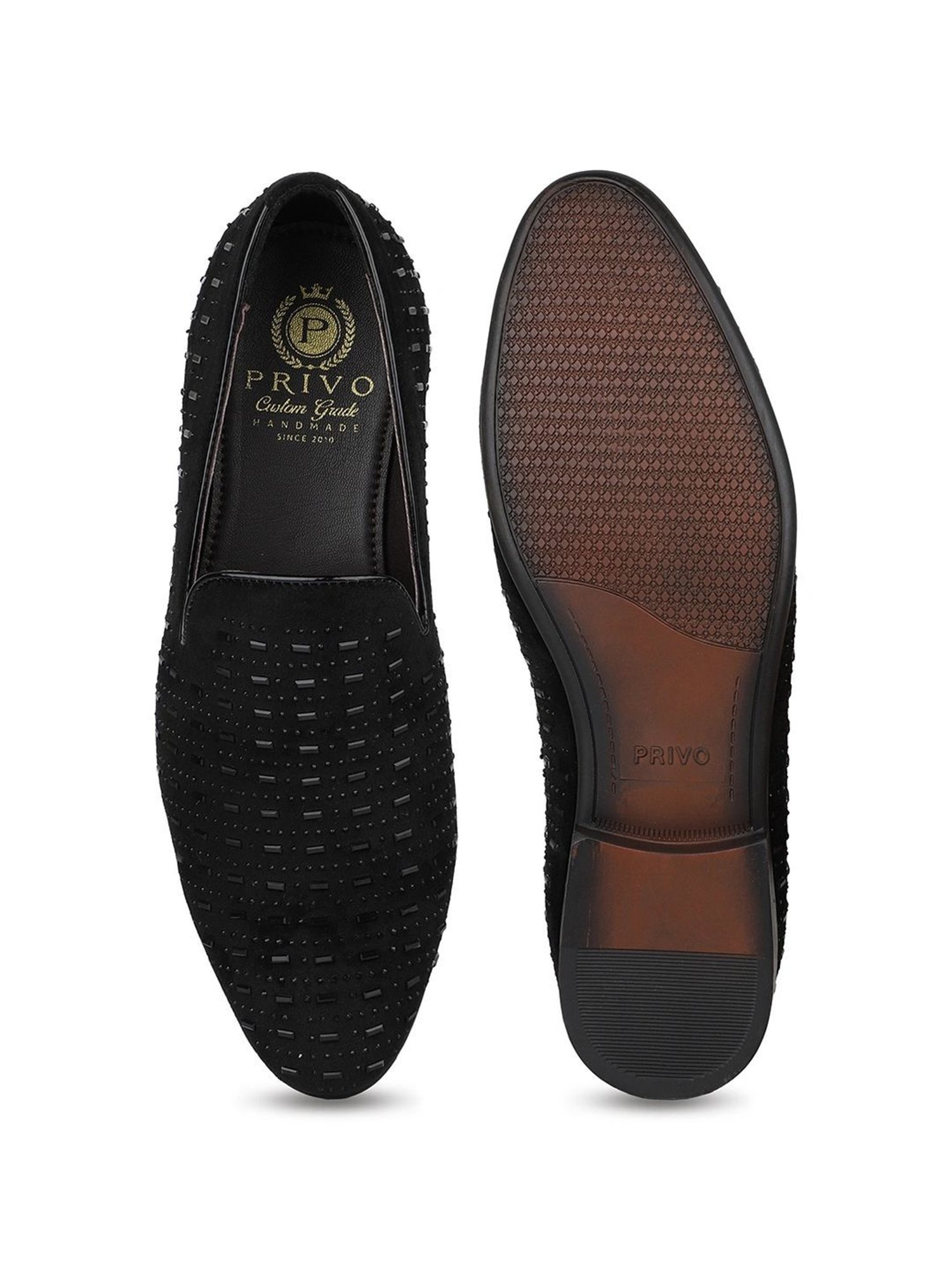 Privo by Inc.5 Men's Black Casual Loafers