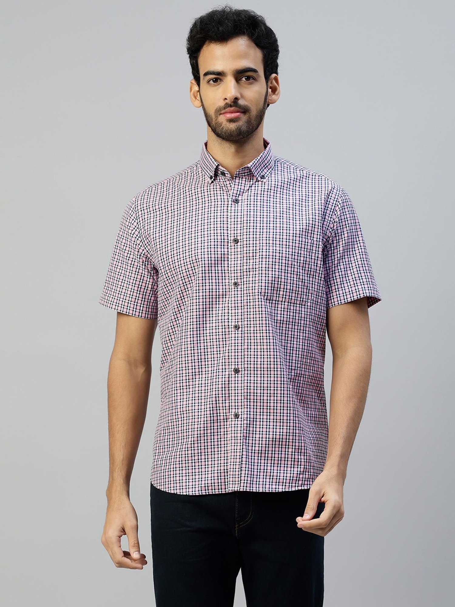 Don Vino Multicolor Regular Fit Check Shirt