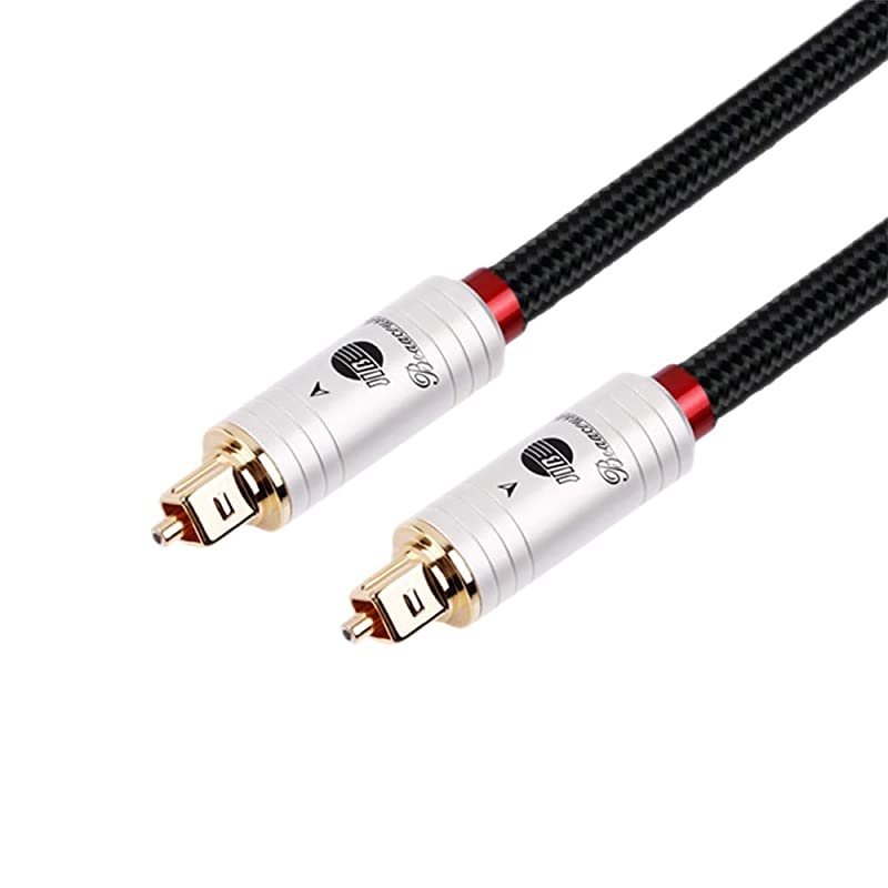 JIB  HiFi Fiber Optical Audio Cable Toslink Cable Male to Male SPDIF 10ft3M
