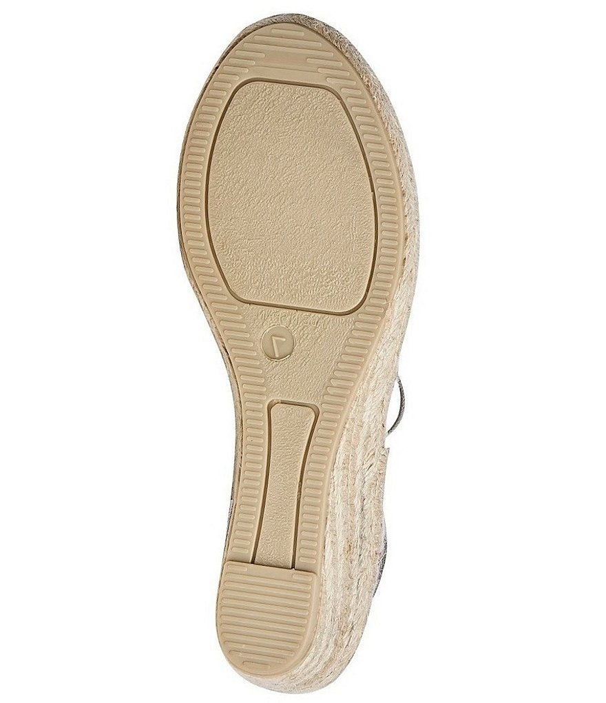 Andre Assous Deanna Suede Lace-Up Gladiator Espadrille Wedge Sandals