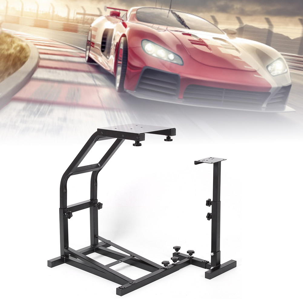 Steel Racing Game Simulator Steering Wheel Stand Accessory Black for Logitech G25 G27 G29 G920