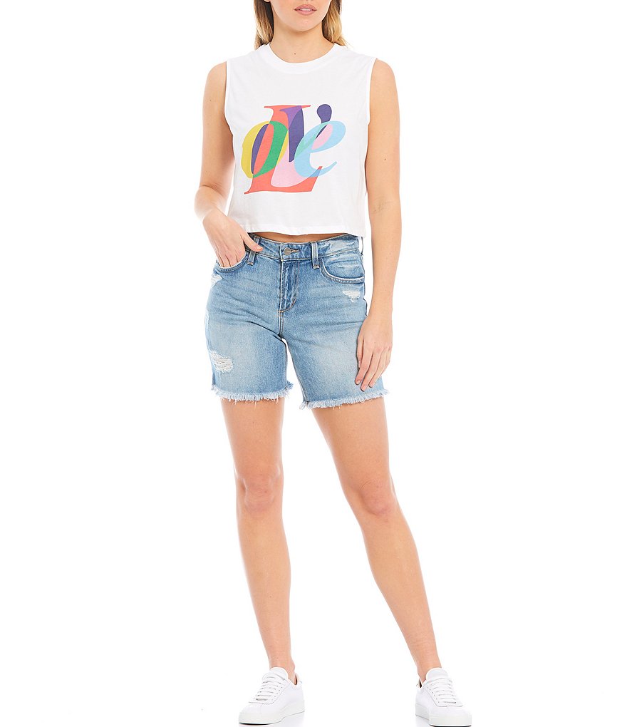 Joe's Jeans Lara Bermuda Distressed Short