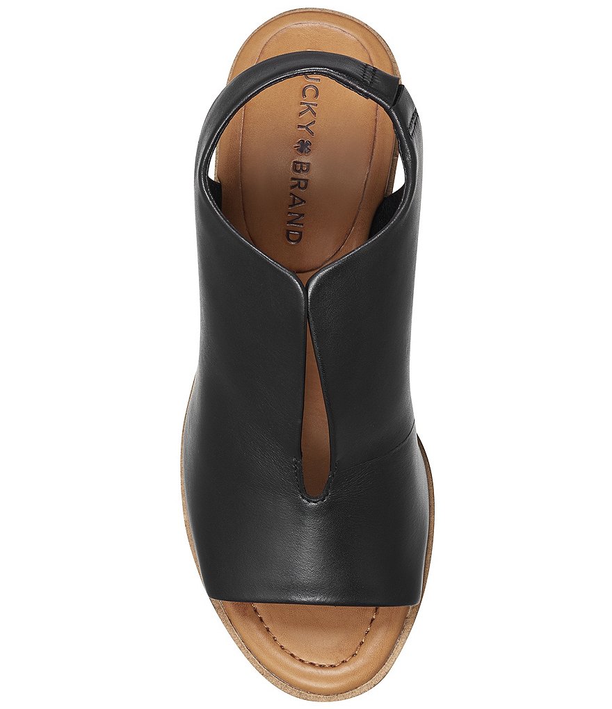 Lucky Brand Rhazy Leather Slingback Shooties