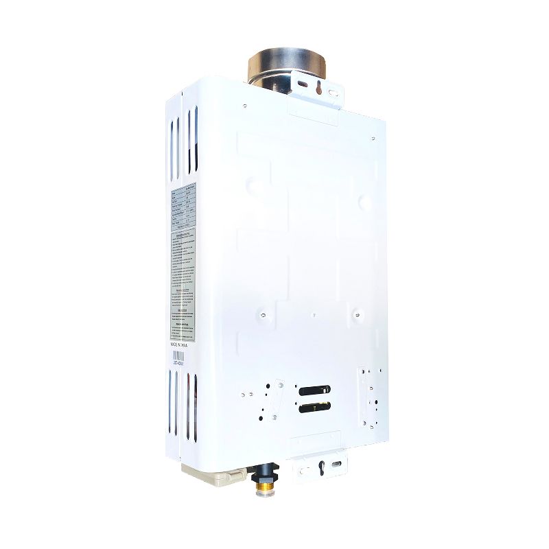 Marey GA10FLP 68000 BTU Compact Liquid Propane Tankless Water Heater, with Battery Operated Pulse Ignition, Summer/Winter Switch, & Safety Protection