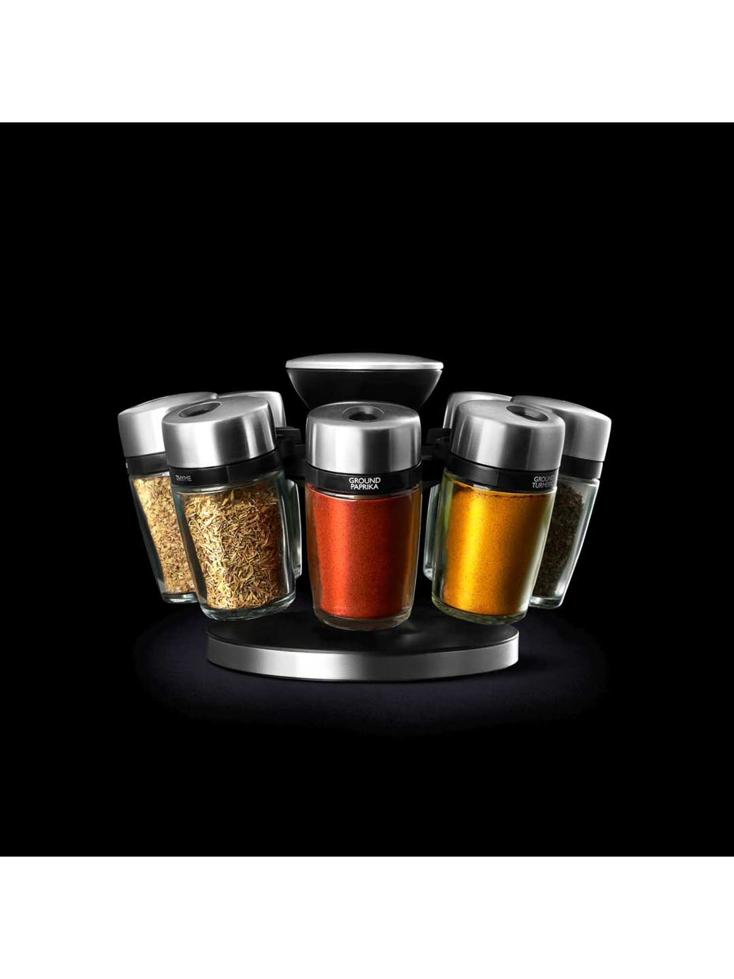 Cole & Mason Multicolor Glass 20.7 cm 7-In-1 Salt & Pepper Shaker