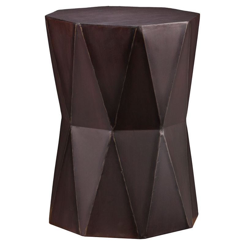 Trepper Accent Table Antique Black - Aiden Lane