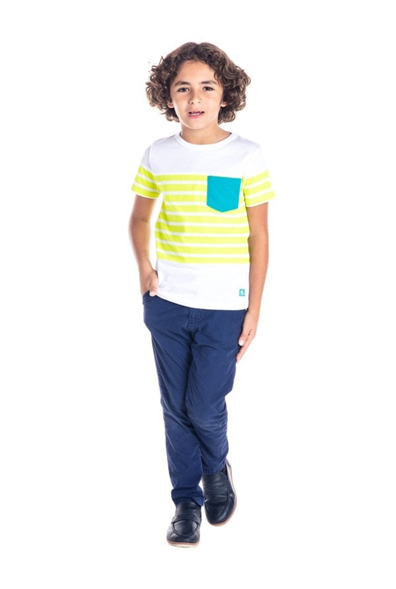 Pantaloons Junior Navy Cotton Printed T-Shirt