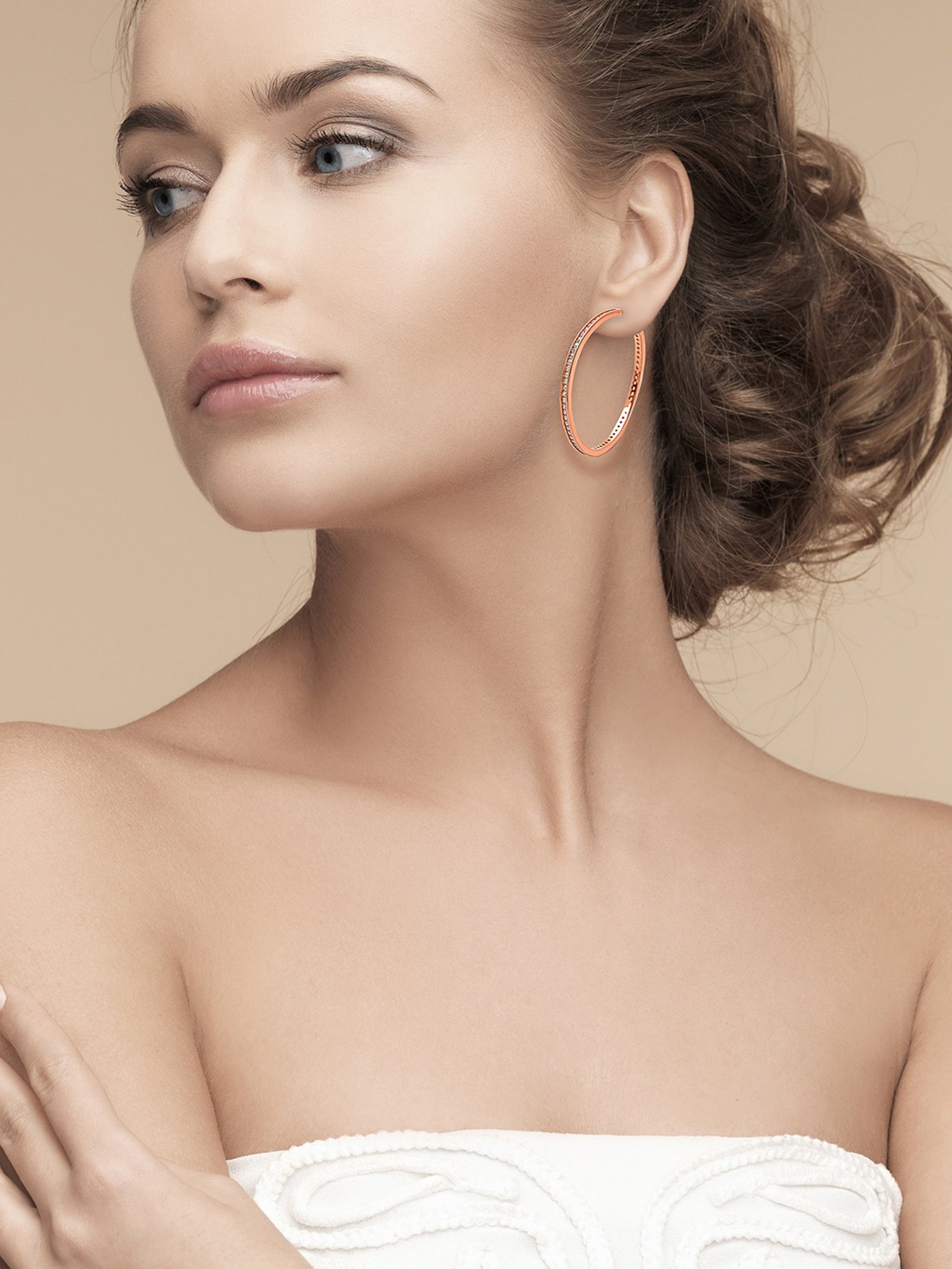 Clara 92.5 Sterling Silver Maude Earrings for Women