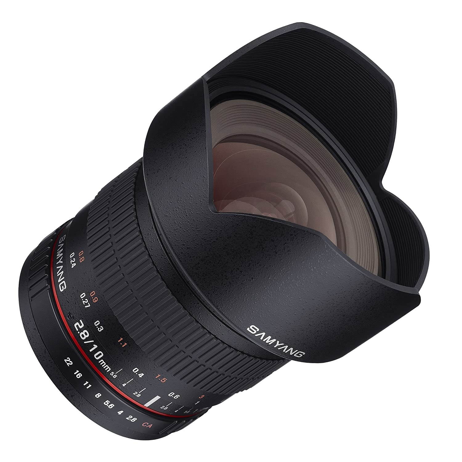 Samyang 10mm F2.8 ED AS NCS CS Ultra Wide Angle Lens Canon EF-S Type for Canon Digital SLR Cameras (SY10M-C)