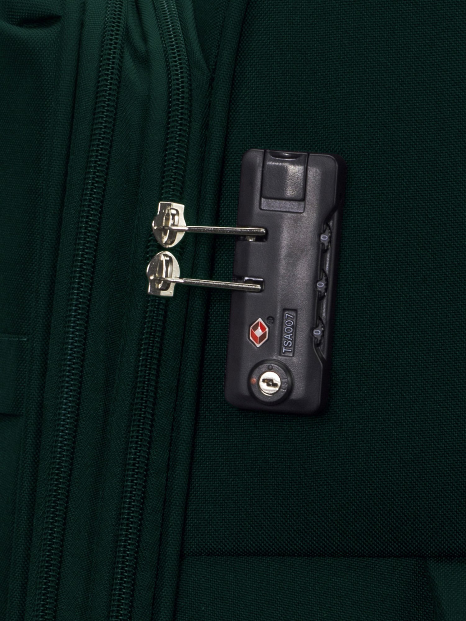 Carriall Green & Beige 4 Wheel Medium Soft Cabin Trolley Pack of 2 - 68 cm