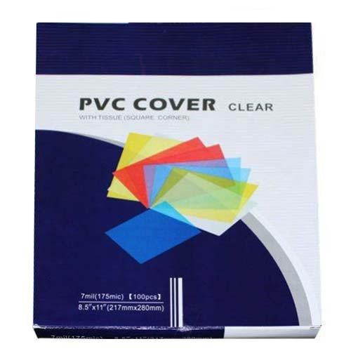 7mil Crystal Clear 8.5" x 11" Letter Size Covers - 100pk MyBinding TC78.5x11S Clear