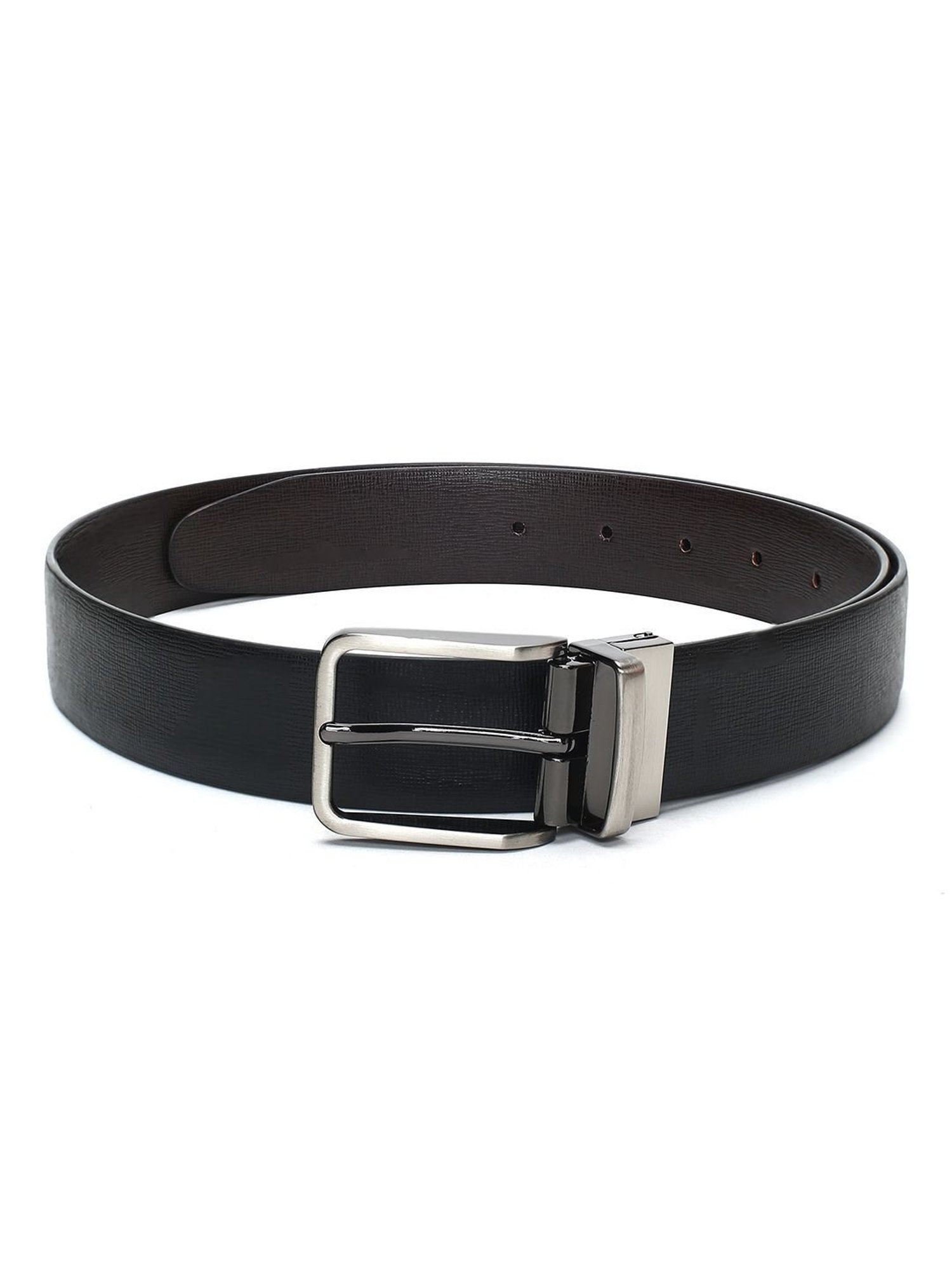 Crusset Black Formal Belt for Men