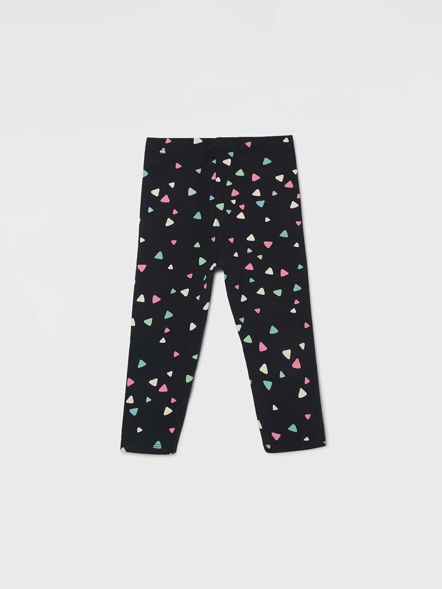 Juniors by Lifestyle Navy Cotton Printed Leggings