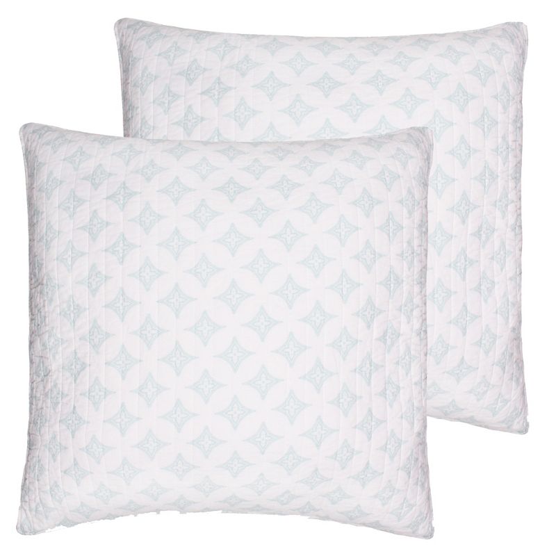 Brookwood Medallion Quilted Euro Sham - 2pk - Levtex Home